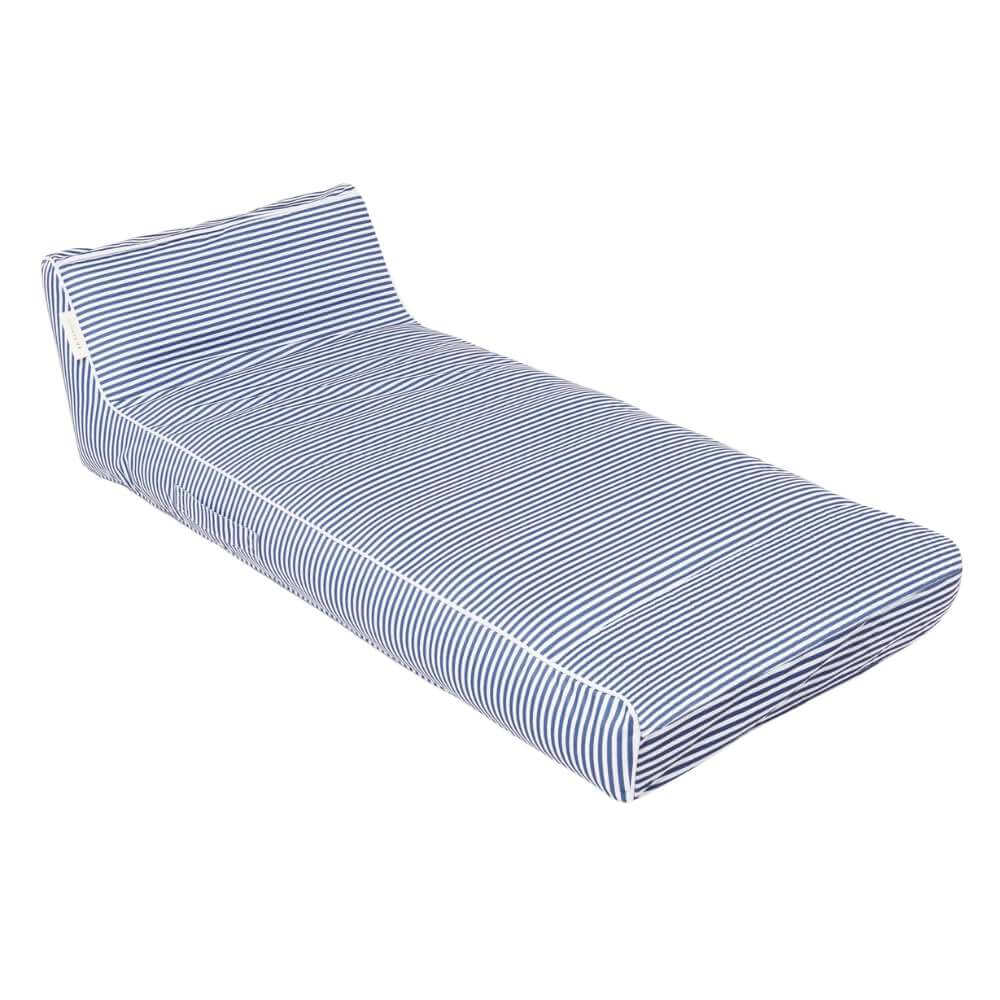 SunnyLife Luxe Lie-On Lounger  Le Weekend Navy - Funky Gifts NZ