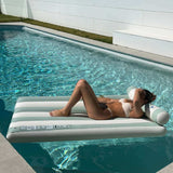 SunnyLife Luxe Lilo Green Stripe - Funky Gifts NZ