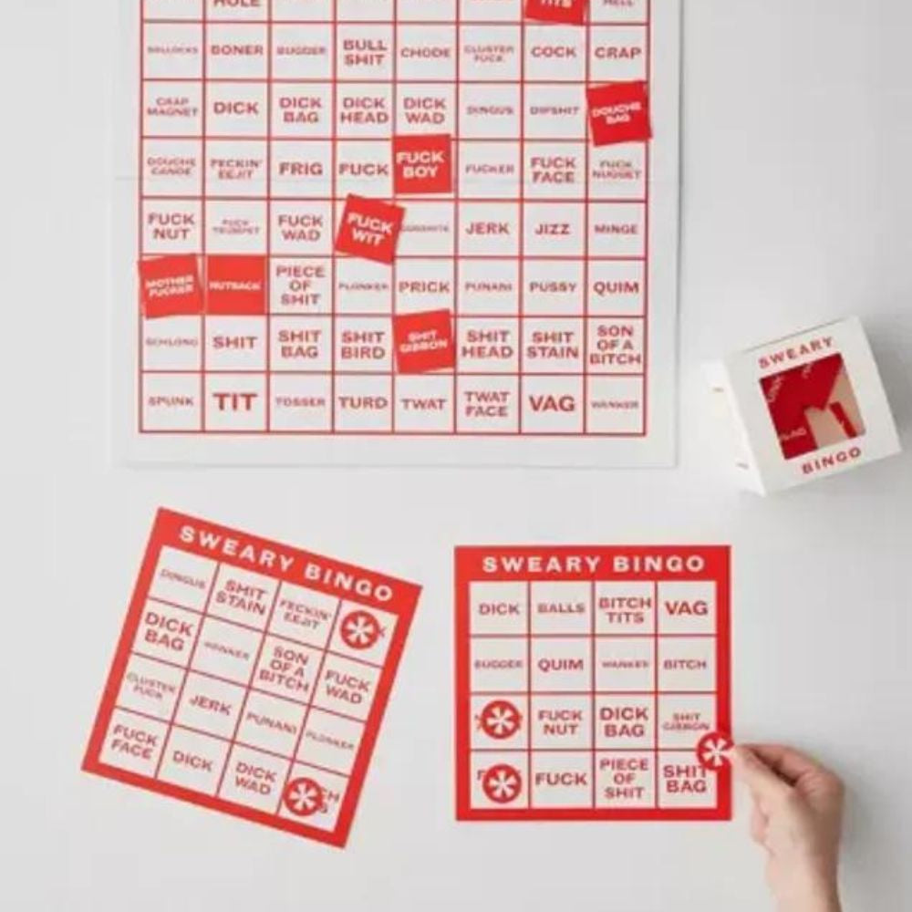 Sweary Bingo - Funky Gifts NZ