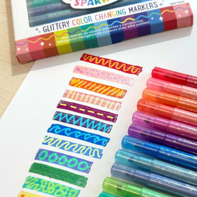 Switch-eroo! Glittery Colour Changing Markers - Funky Gifts NZ