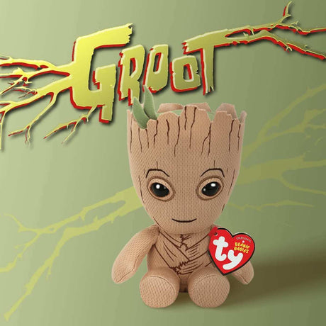 TY Beanie Marvel Groot - Funky Gifts NZ