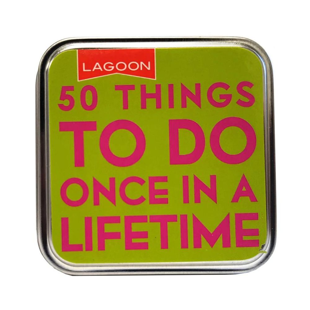 Tabletop Tin Entertainment - 50 Things To Do In A Lifetime - Funky Gifts NZ