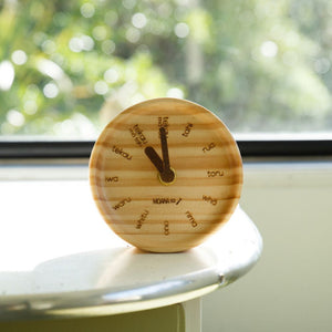 Te Reo Bedside Clock - Funky Gifts NZ