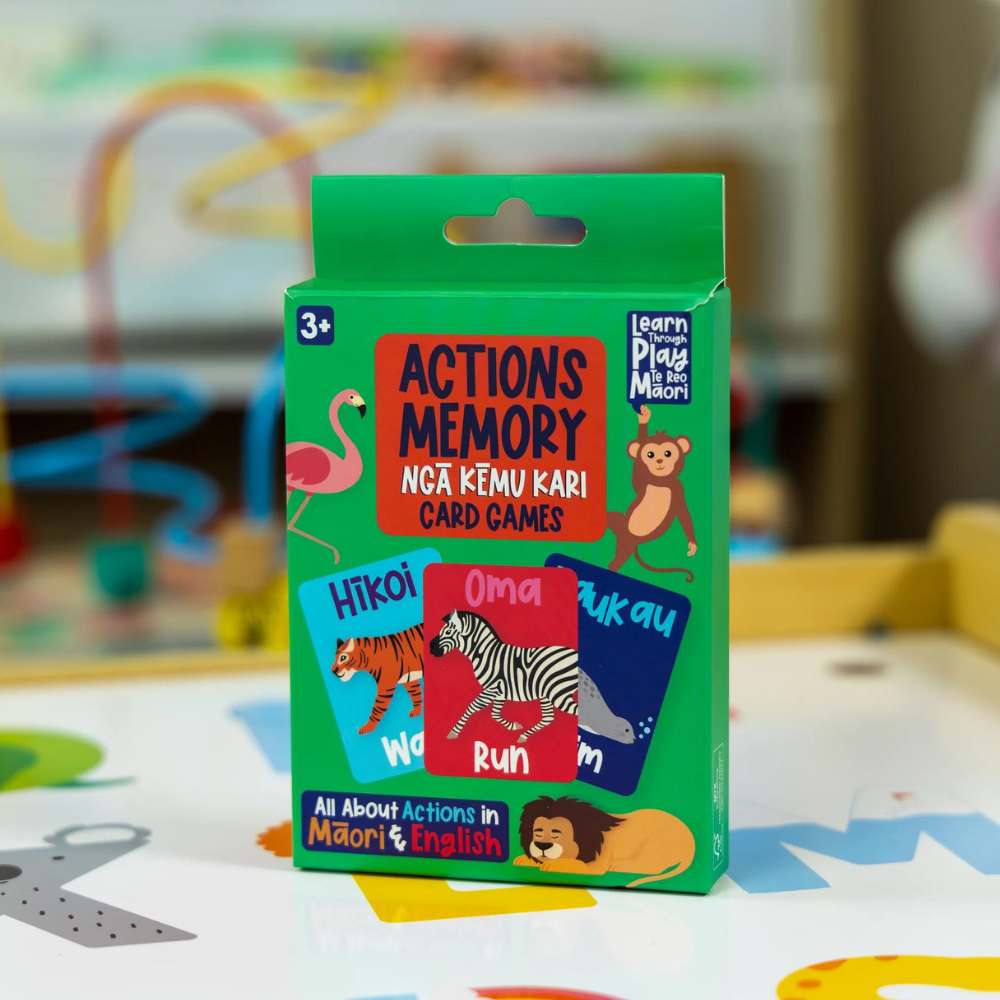 Te Reo Memory Game - Actions - Funky Gifts NZ