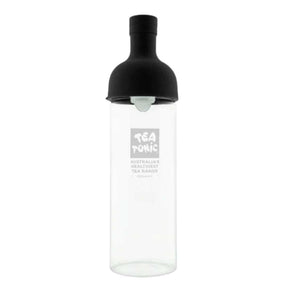 Tea Tonic Glass Wine Bottle Black - Funky Gifts NZ