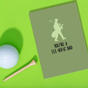 Greeting Card - Tee-Rific Dad - Funky Gifts NZ