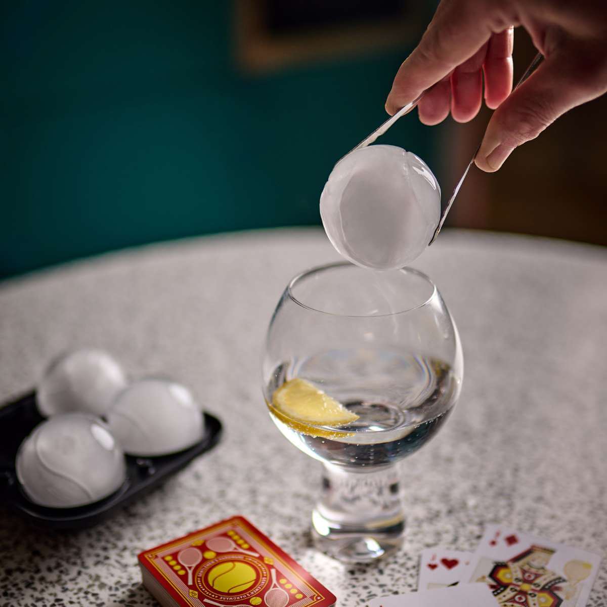 Gentlemen's Hardware - Tennis Ball Ice Mold - Funky Gifts NZ