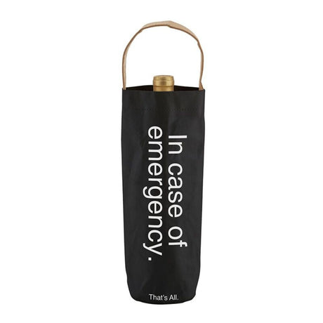 That's All Wine Bag - In Case of Emergency Wine Carry Bag - Funky Gifts NZ