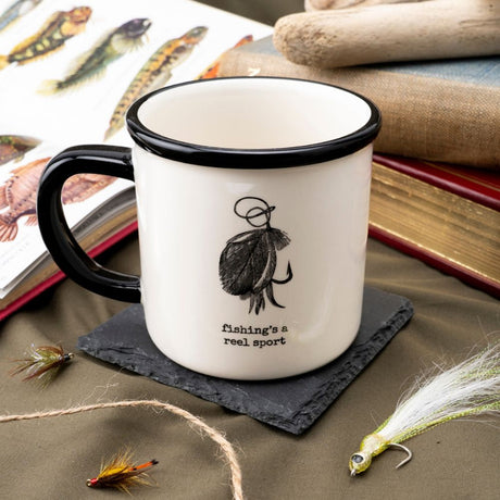 The Dapper Chap Fishing Mug - Funky Gifts NZ
