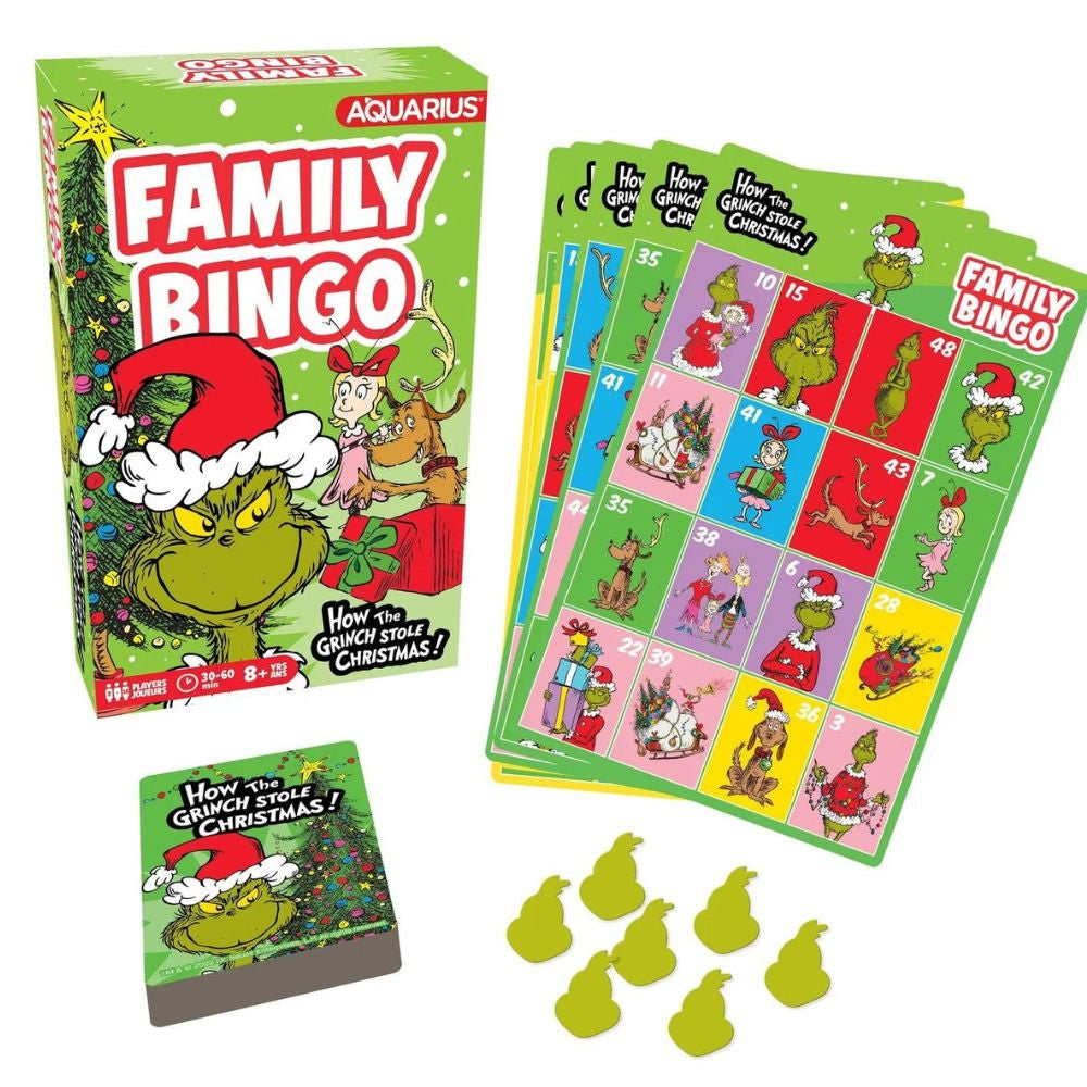 The Grinch Family Bingo - Funky Gifts NZ