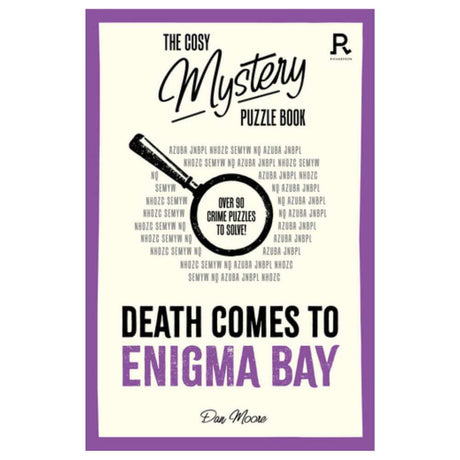 The Cosy Mystery Puzzle Book - Death Comes To Enigma Bay - Funky Gifts NZ