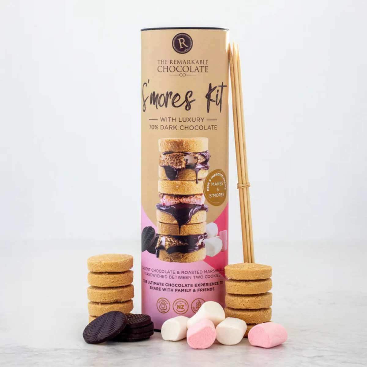 Dark Chocolate Smores Kit – Funky Gifts NZ