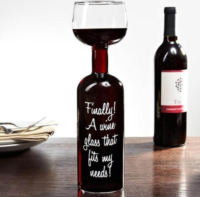 The Wine Bottle Glass
