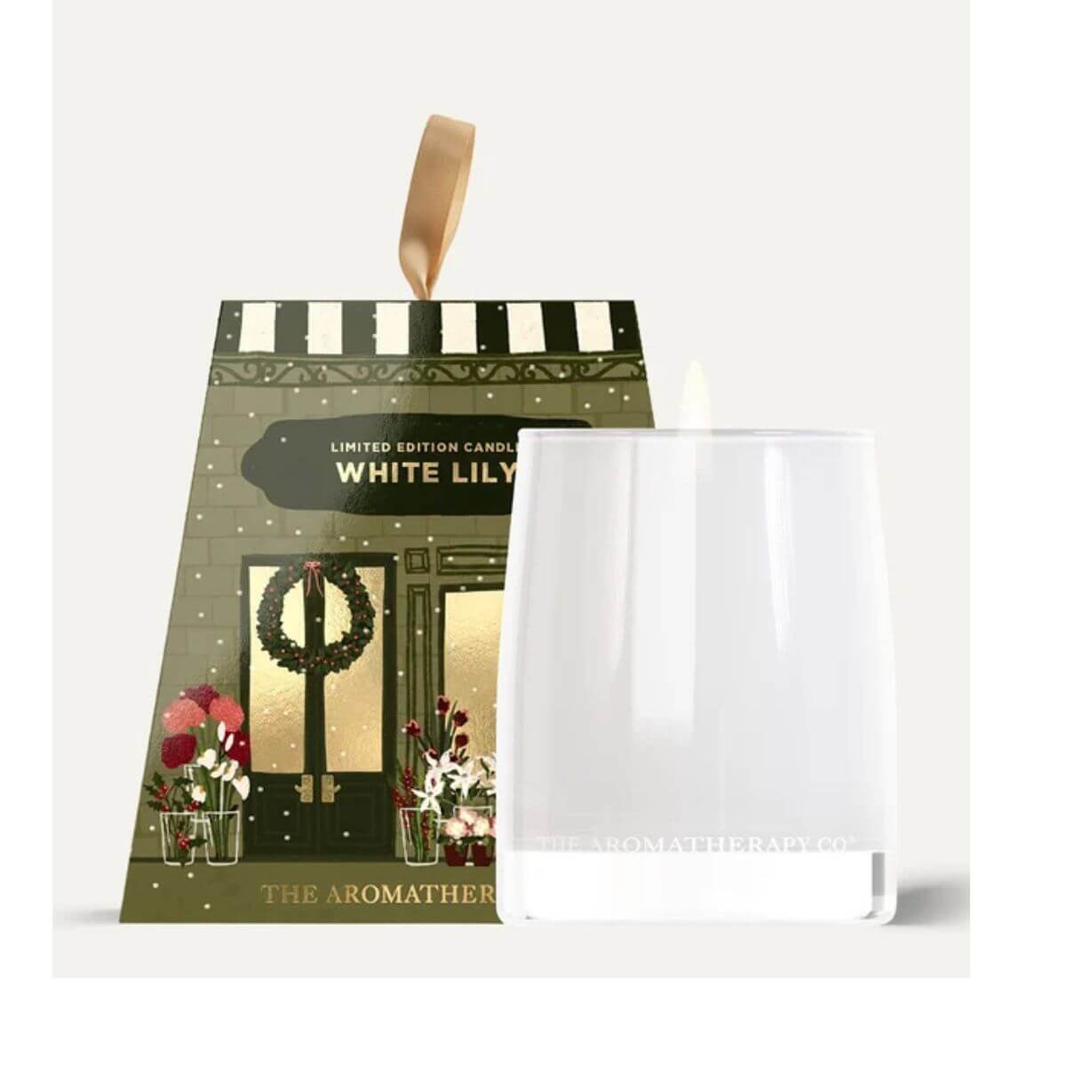 Therapy Festive Collection Candle 80g - White Lily - Limited Edition - Funky Gifts NZ