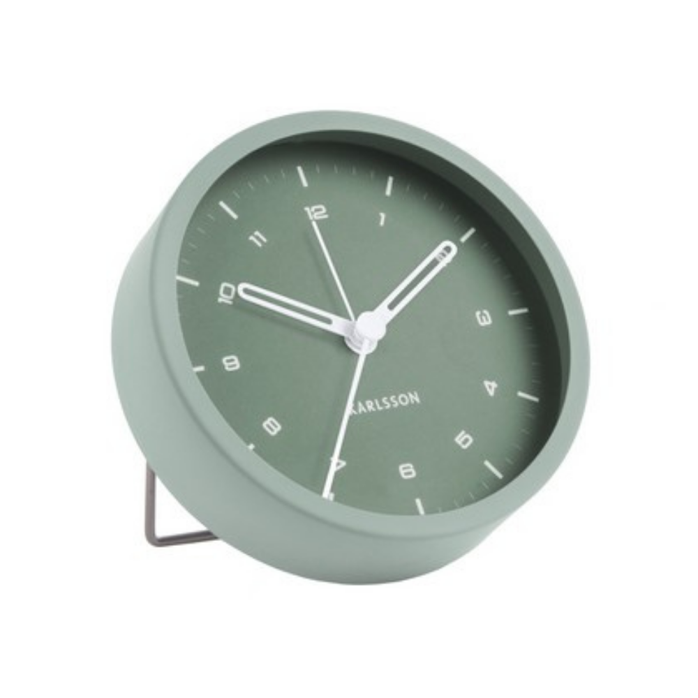 Karlsson Alarm Clock Tinge - Green - Funky Gifts NZ