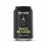 Tipsy Wicks Can Candle - Wick in Cider - Funky Gifts NZ