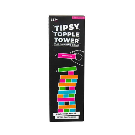 Tipsy Topple Tower - The Drinking Game - Funky Gifts NZ