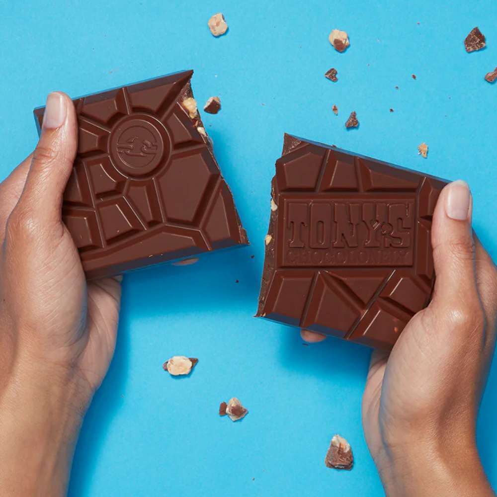 Tony's Chocolonely Dark Almond Sea Salt - Funky Gifts NZ