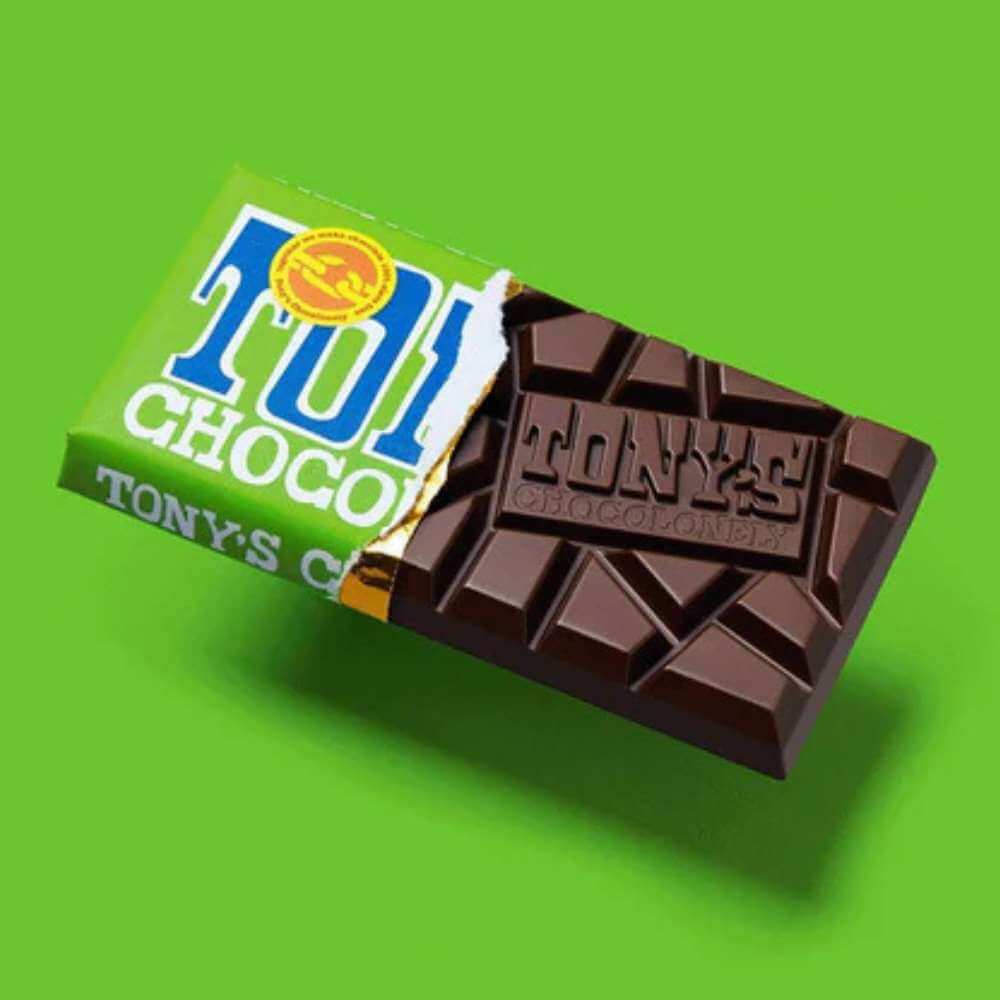 Tony's Chocolonely Dark Almond Sea Salt - Funky Gifts NZ