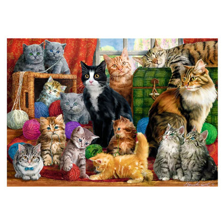 Trefl "1000" Puzzle- Feline Meeting - Funky Gifts NZ