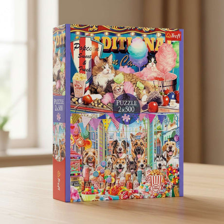 Trefl Puzzle 2x500 - Fluffy Friends - Funky Gifts NZ