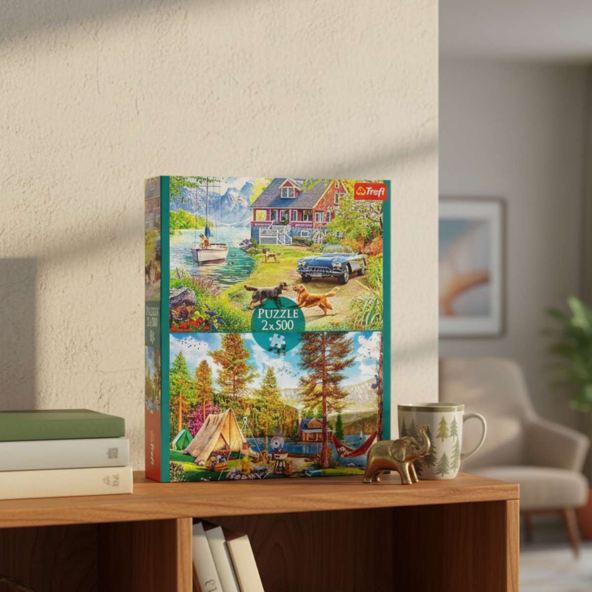 Trefl Puzzle 2x500 - Summertime Relax - Funky Gifts NZ