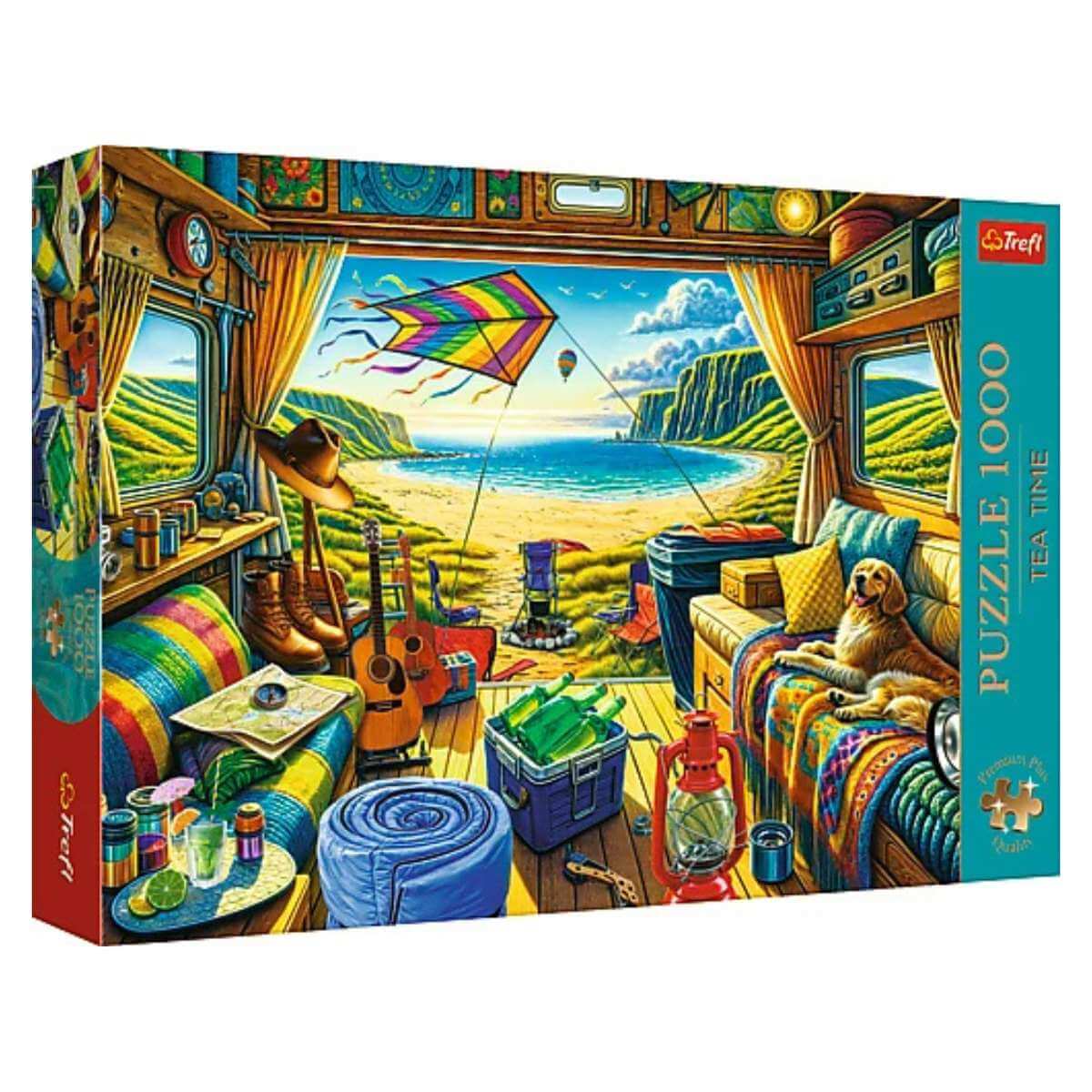 Trefl Puzzle "1000"- Tea Time: Van Life - Funky Gifts NZ