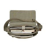 Troop Classic Messenger Bag (Front Flap) - Khaki TRP0240 - Funky Gifts NZ