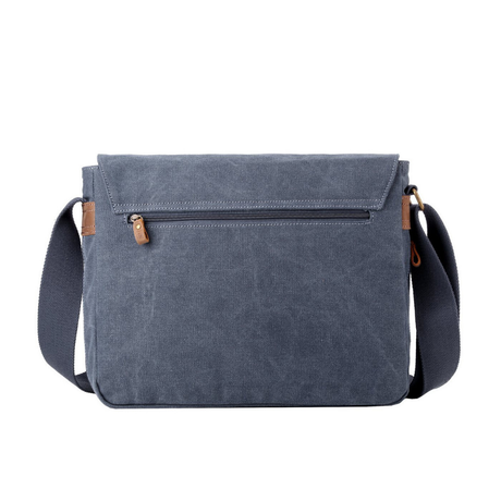 Troop Classic Messenger Bag (Front Flap) - Blue TRP0240 - Funky Gifts NZ