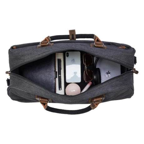 Troop London Classic Large Holdall - Black Wash TRP0263BW - Funky Gifts NZ