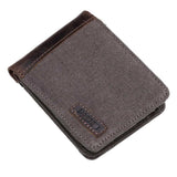 Troop Idaho Canvas Wallet - Charcoal - Funky Gifts NZ