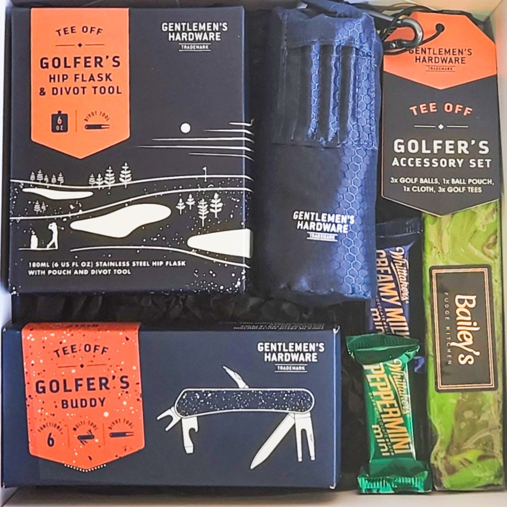 The Golfers Accessory Gift Box - Funky Gifts NZ