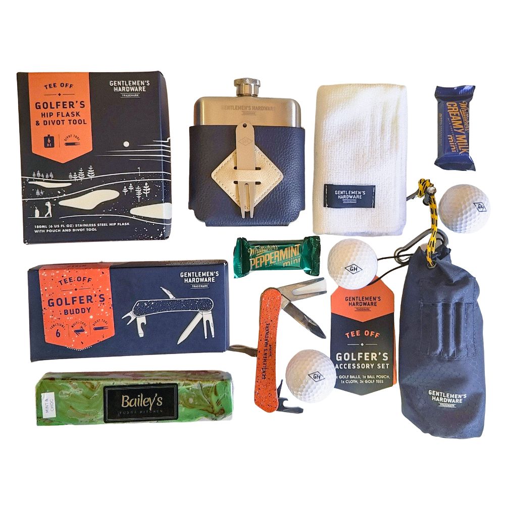 The Golfers Accessory Gift Box - Funky Gifts NZ