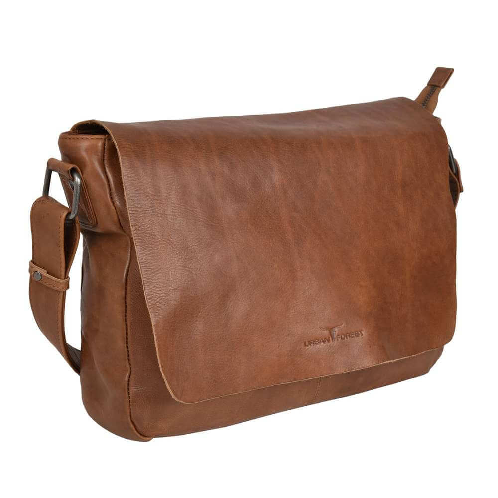 Urban Forest Eastwood Satchel Bag - Riley Cognac - Funky Gifts NZ