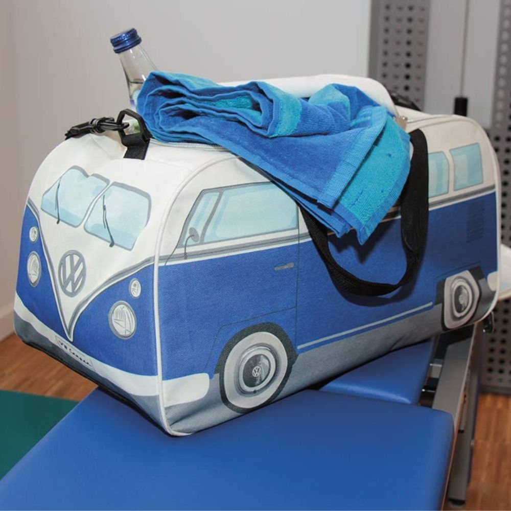 VW T1 Bus Sports Bag - Blue Beige - Funky Gifts NZ