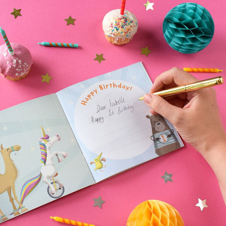 Birthday Book - WOW! You're 1 - Funky Gifts NZ