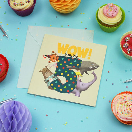 Birthday Book - WOW! You're 5 - Funky Gifts NZ