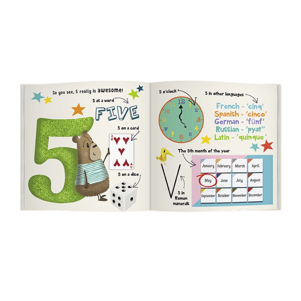 Birthday Book - WOW! You're 5 - Funky Gifts NZ