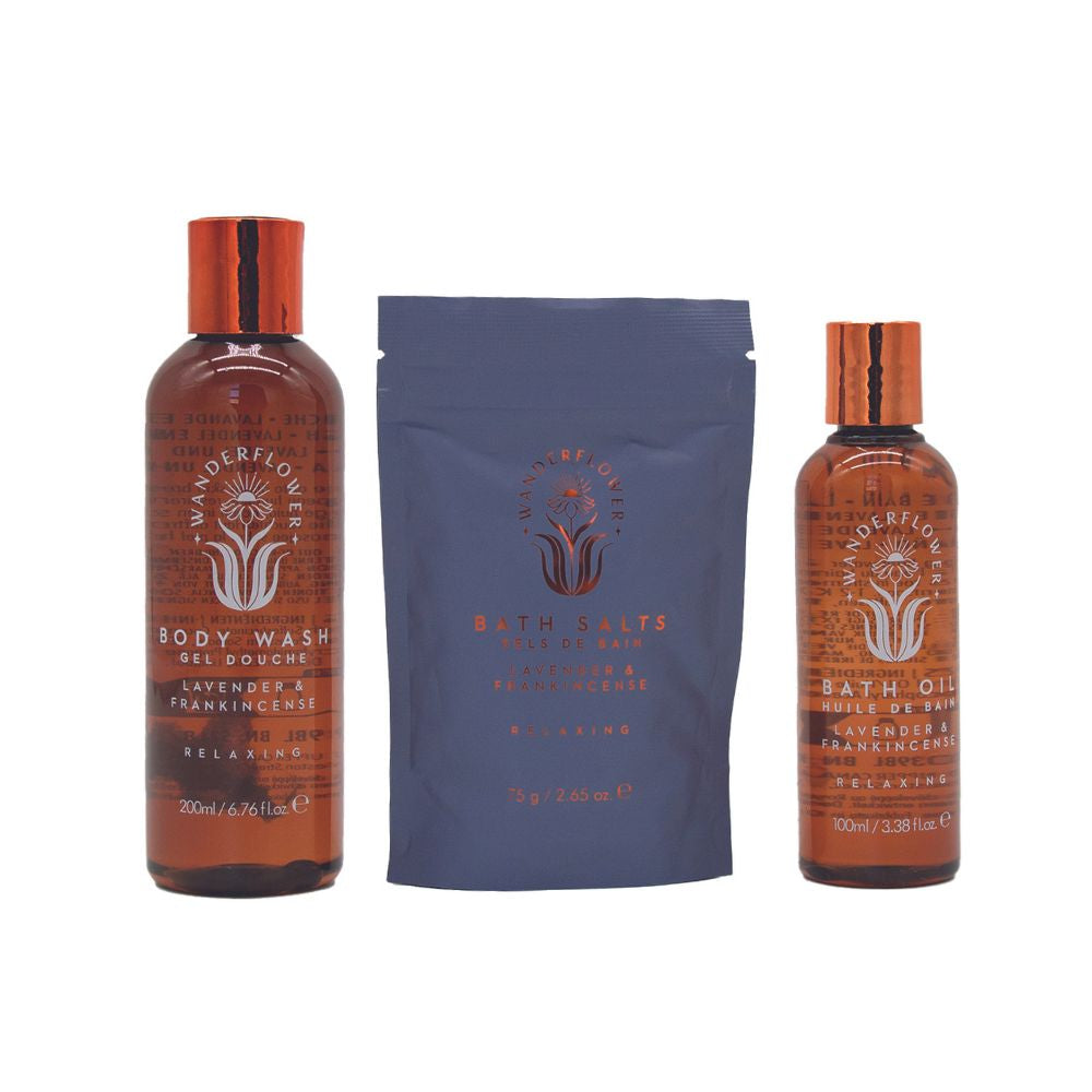 Wanderflower Bathing Rituals Set - Funky Gifts NZ