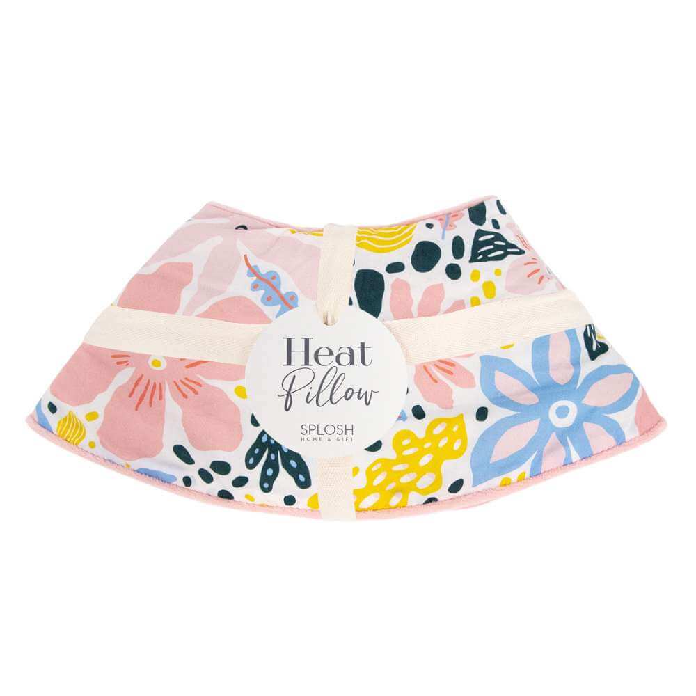 Wellness Neck Heat Pillow - Floral - Funky Gifts NZ