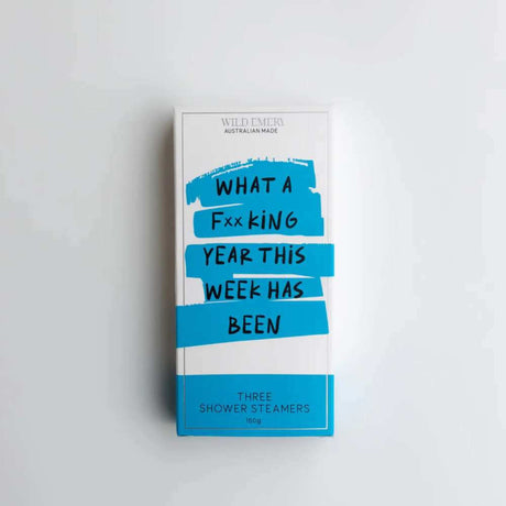 What a F*cking Year - Shower Steamer 3pk - Funky Gifts NZ
