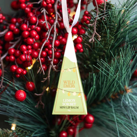 Lemon Sorbet Mini Lip Balm Ornament - Funky Gifts NZ