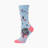 Women's Super Duper Mum Bamboo Crew Sock - Funky Gifts NZ