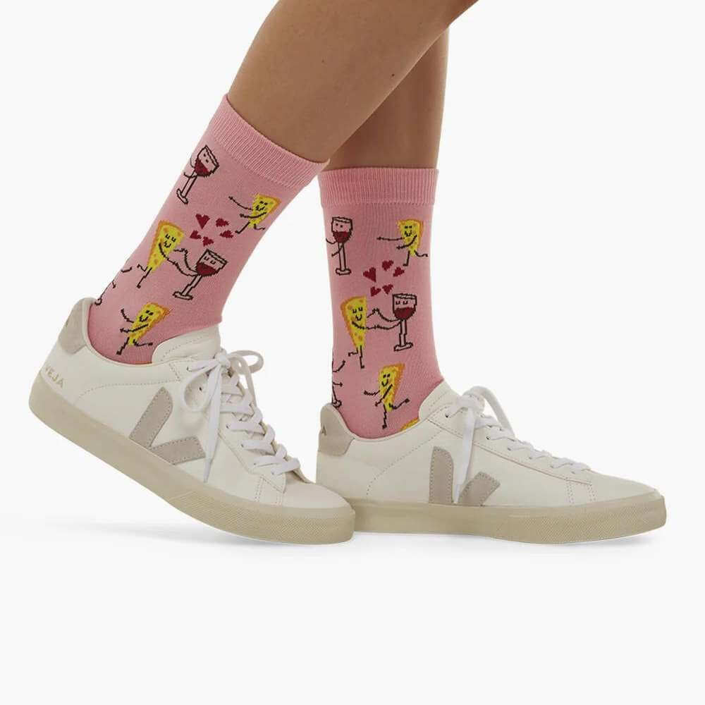 Women's Best Friends Bamboo Crew Sock - Funky Gifts NZ