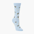 Women's Busy Bees Bamboo Crew Sock - Funky Gifts NZ