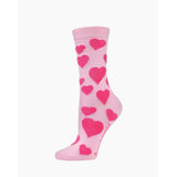 Women's Feel The Love Bamboo Sock - Funky Gifts NZ