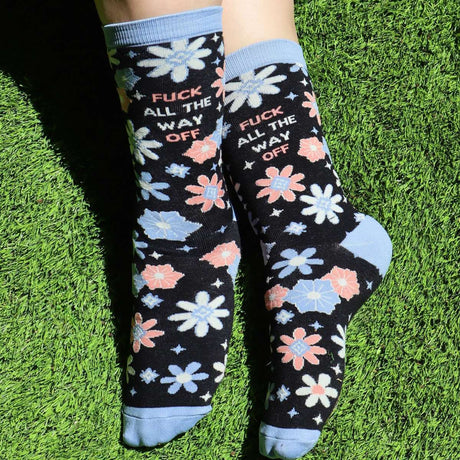 Fuck All The Way Off Women's Socks - Funky Gifts NZ