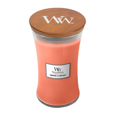 Large WoodWick Scented Soy Candle - Tamarind & Stonefruit - Funky Gifts NZ