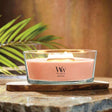 Ellipse WoodWick Scented Soy Candle - Manuka Nectar - Funky Gifts NZ