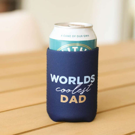 Worlds Coolest Dad Stubby Cooler - Funky Gifts NZ